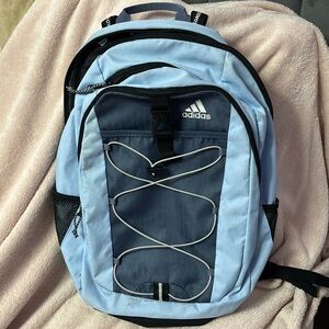 Blue adidas backpack